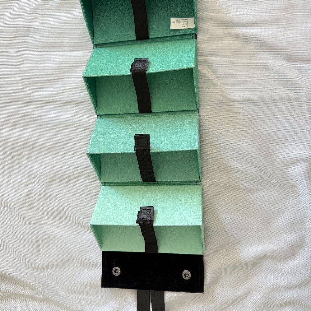 Miamica Sunglass Organizer Case Slots Men Women Multiple Holder Hanging Storage